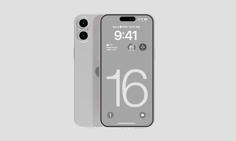 iPhone 16 Mockup PSD