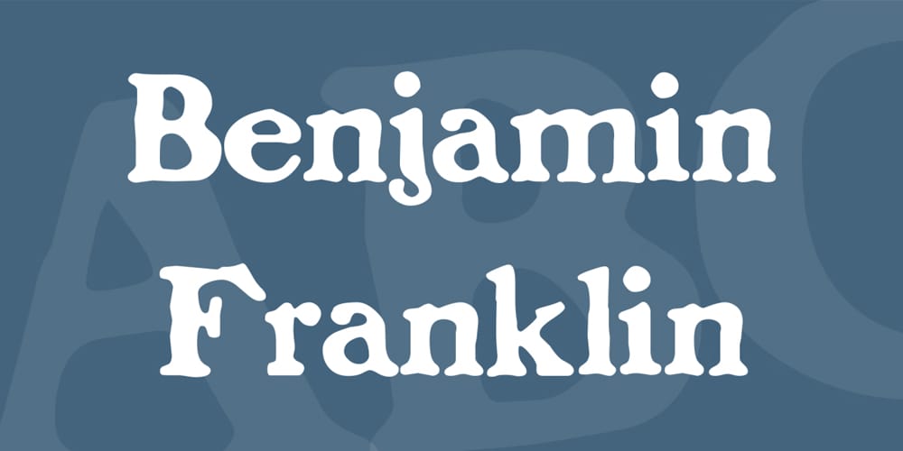  Benjamin Franklin Font 