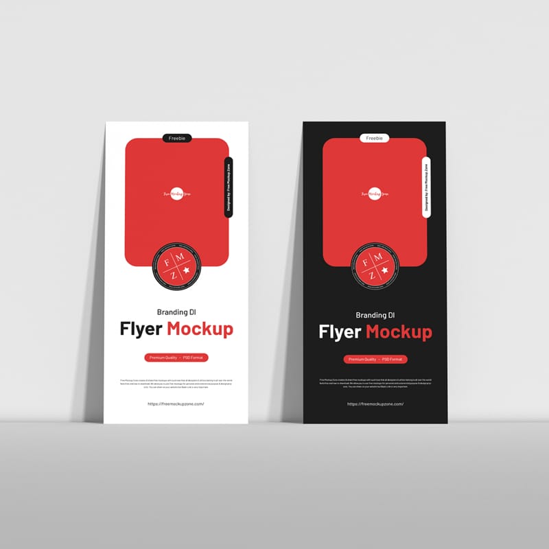 Branding Dl Flyer Mockup Template PSD