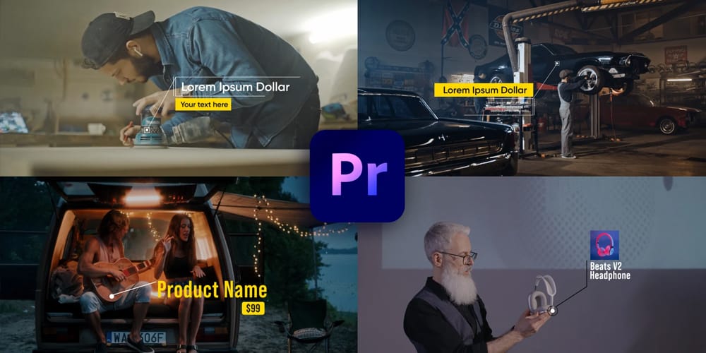 Call Outs Titles for Premiere Pro Template