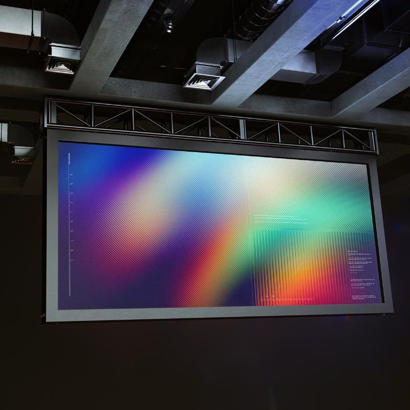 Digital Screen Advertising Mockup PSD