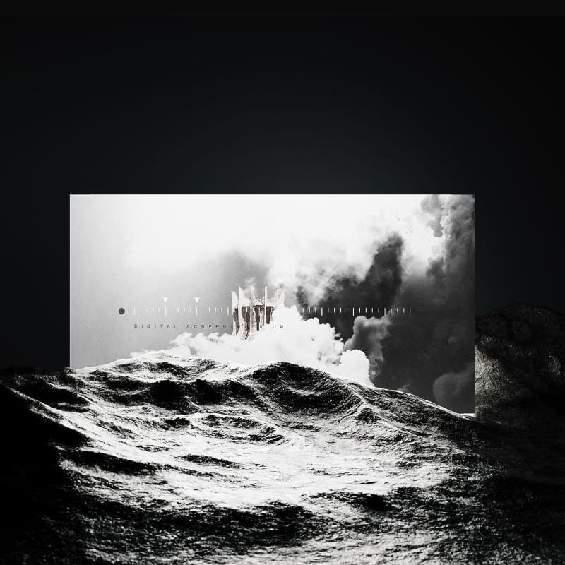 Digital Screen Advertising Mockup Template PSD