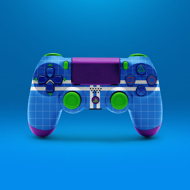 E-Sports Playstation Controller Mockup PSD