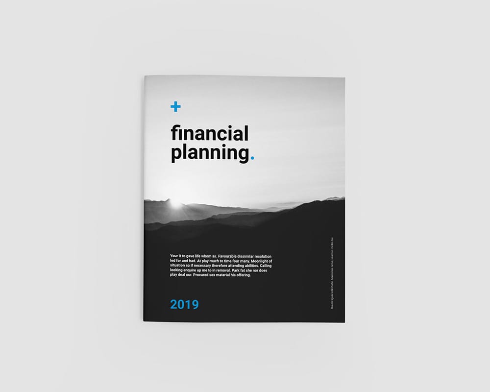 Financial Planning Brochure Indesign Template