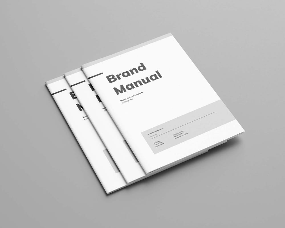 Free Brand Manual Template for Indesign