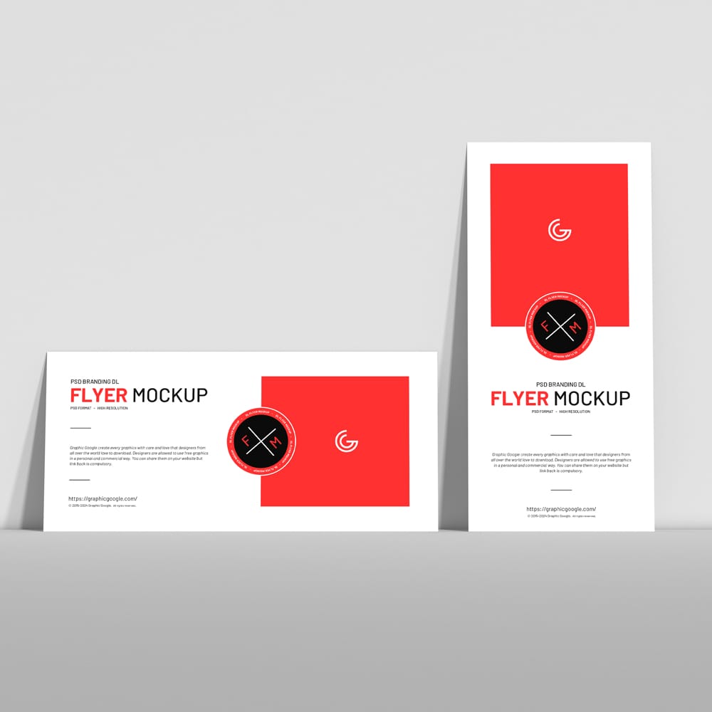 Free Branding Dl Flyer Mockup Design PSD