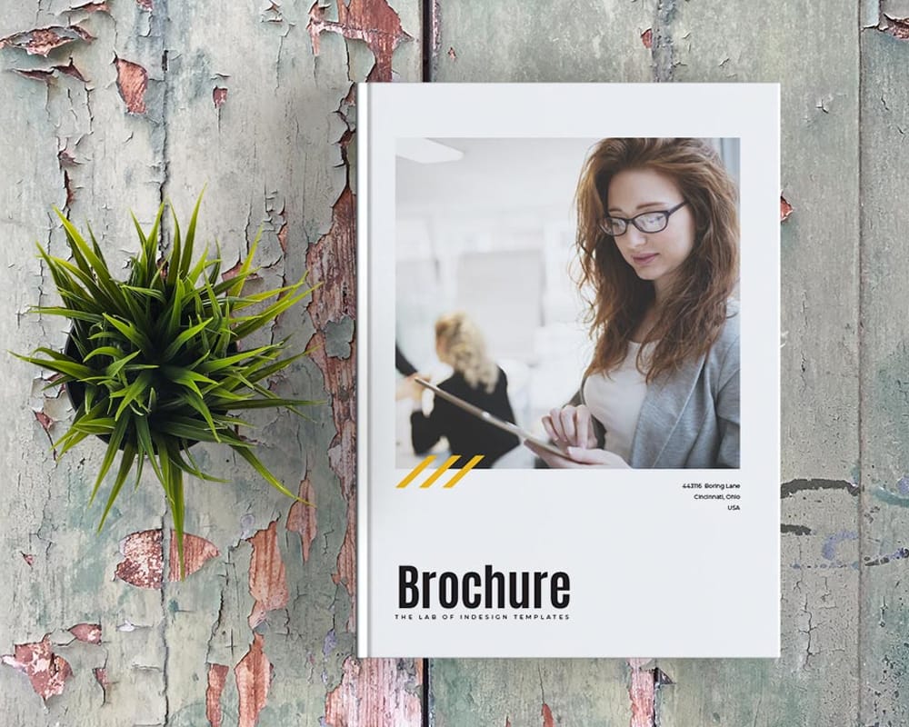 Free Corporate Brochure Template for InDesign
