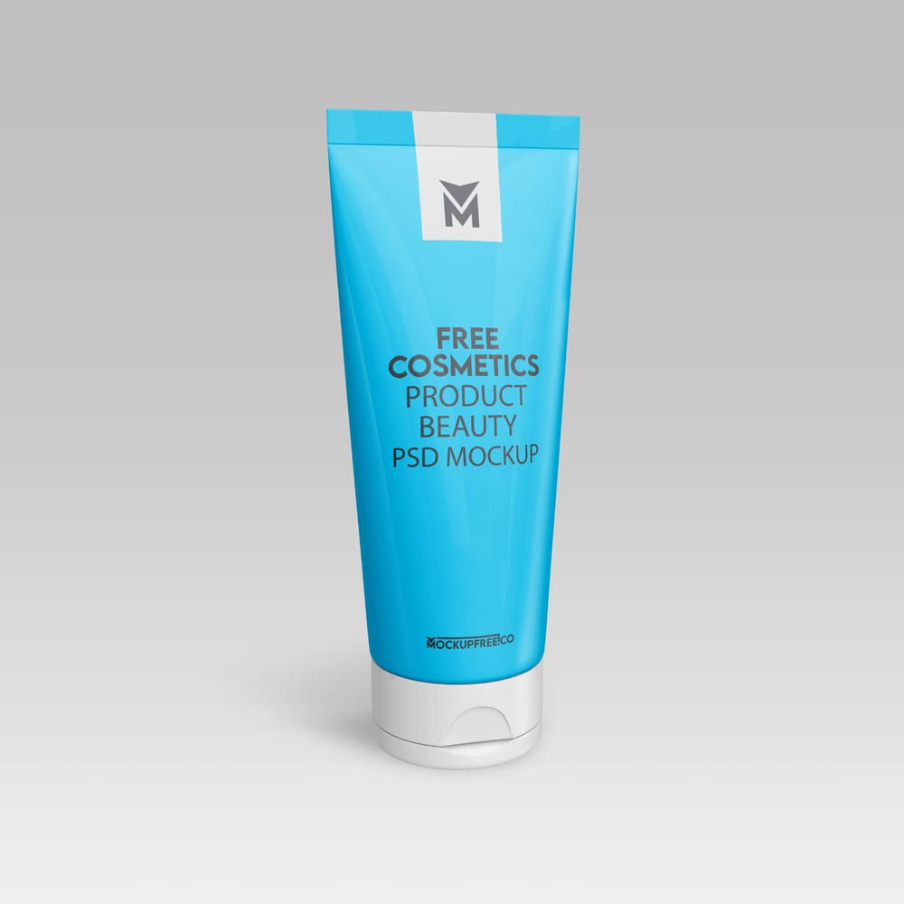 Free Cosmetics Product Beauty Mockup PSD