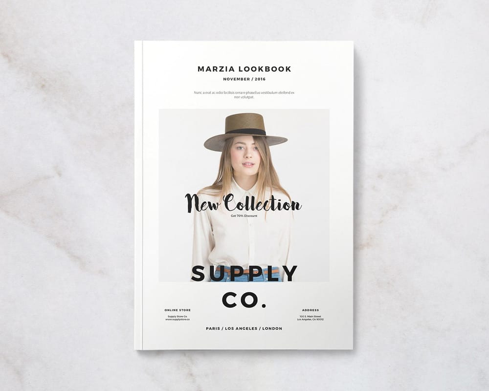 Free InDesign Lookbook Template