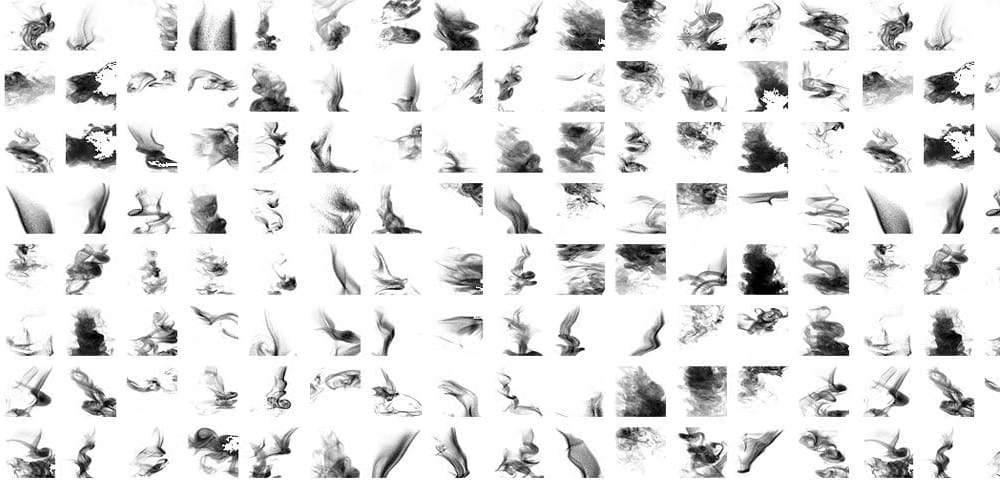 Free Particle Smoke Photoshop Brush Set