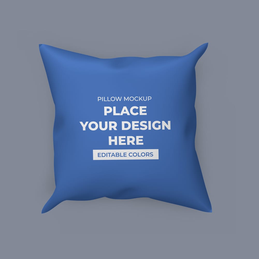 Free Pillow Cushion Mockup PSD