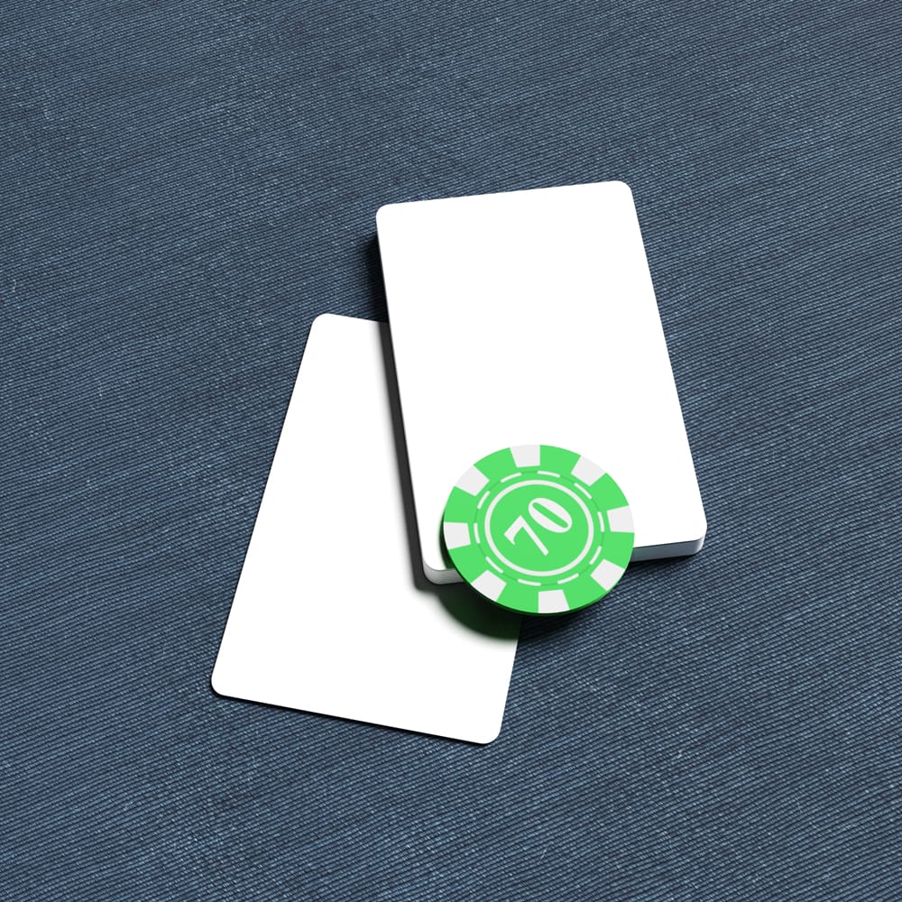 Free Poker Card Mockup PSD