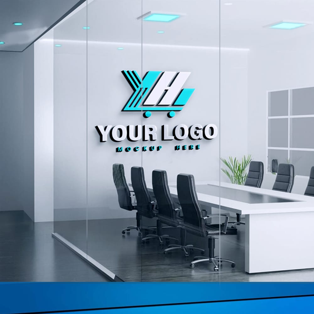 Free Professional Office Logo Mockup PSD