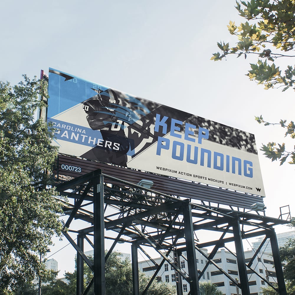 Free Realistic Billboard Mockup PSD