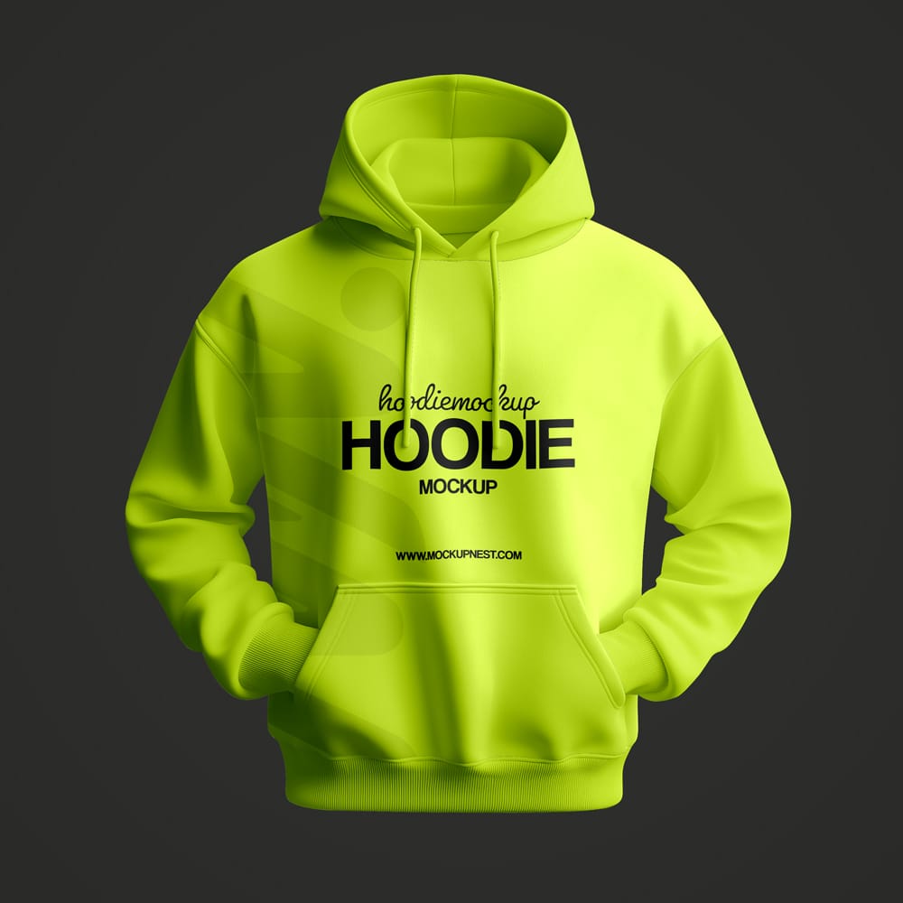 Free Simple Hoodie Mockup PSD