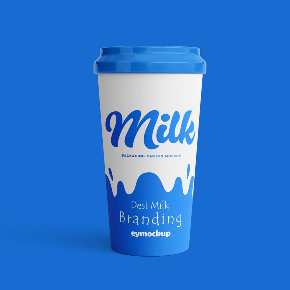 Free Single Paper Cup Mockup PSD