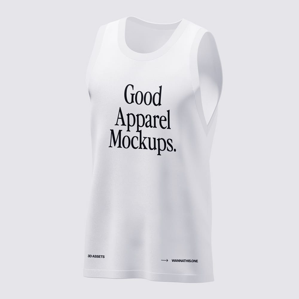 Free Tank Top Apparel Mockup PSD