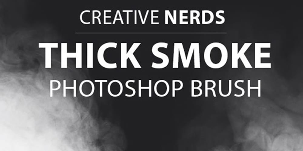 Free Thick Smoke Photoshop Brush Set