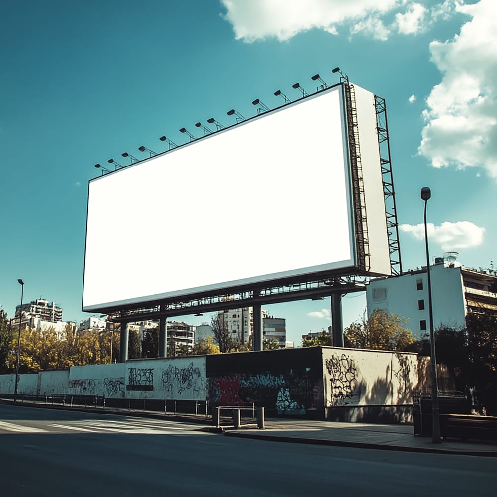 Free Urban Street Billboard Mockup PSD