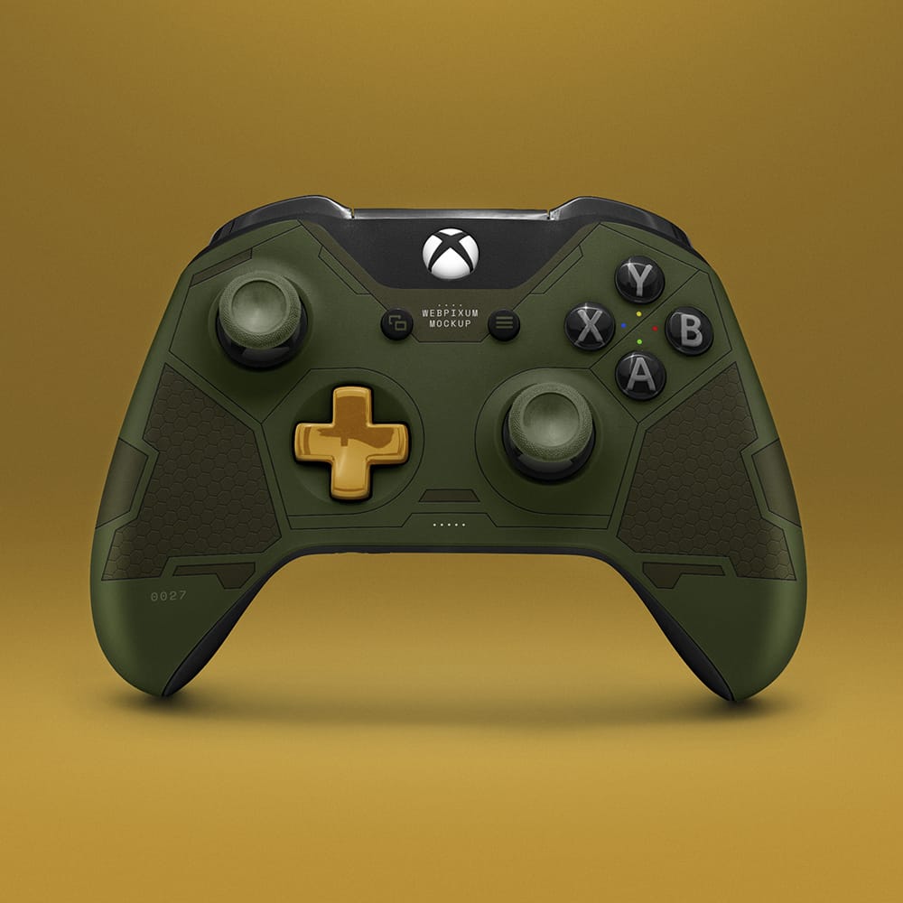 Free Xbox Controller Mockup PSD