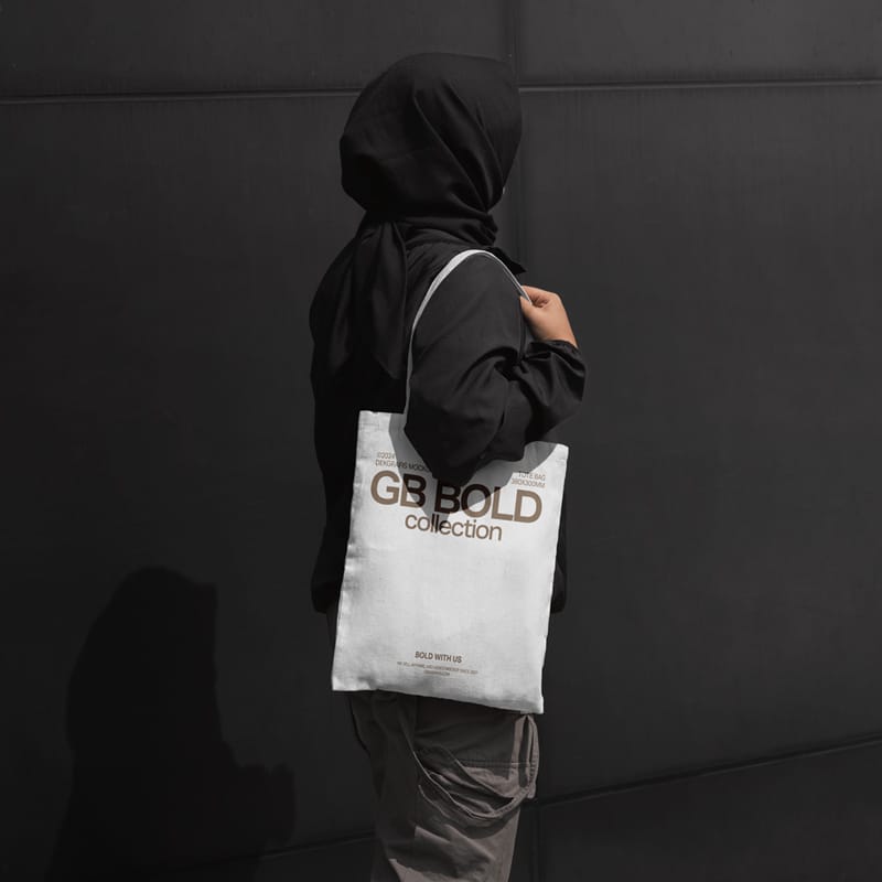 GBB Tote Bag Mockup PSD