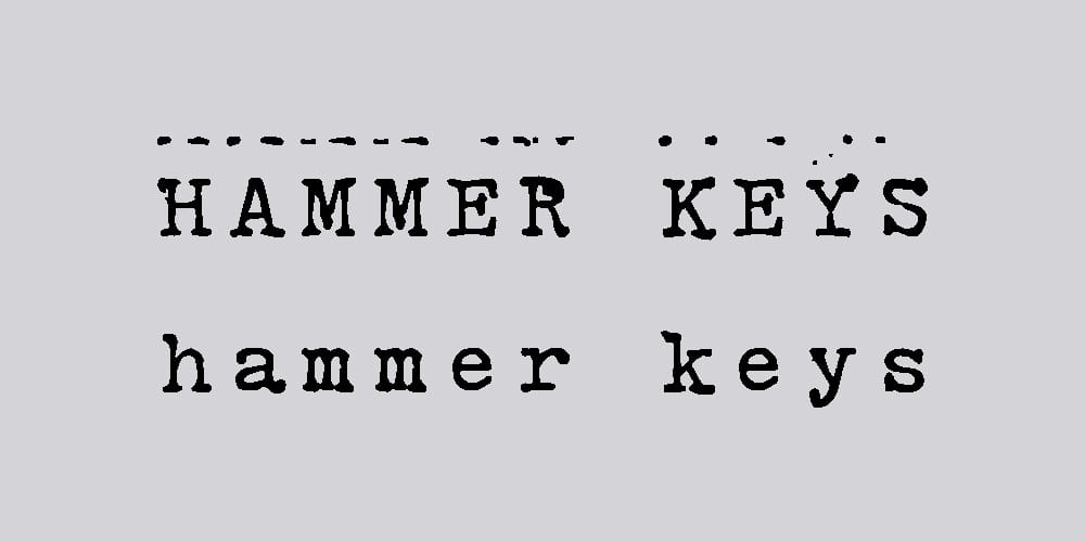 Hammer Keys Font