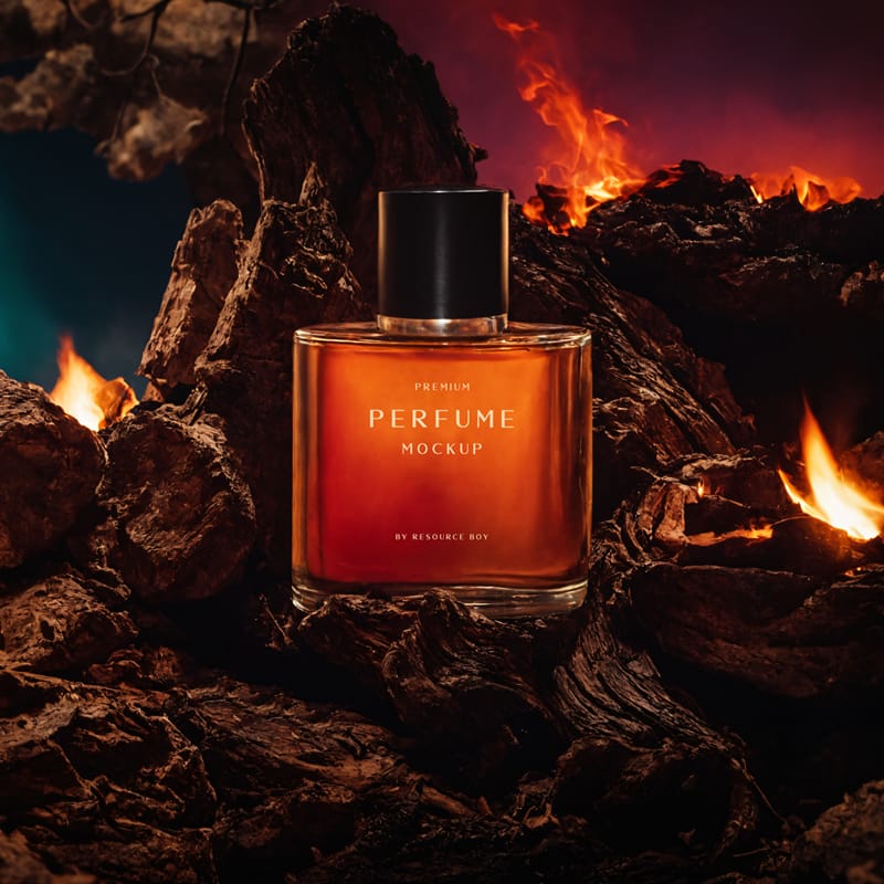 Luxury Perfume Mockup PSD