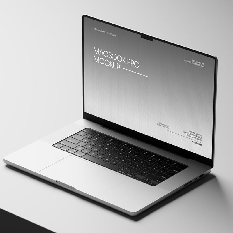 Macbook Pro 16 Mockup Template PSD