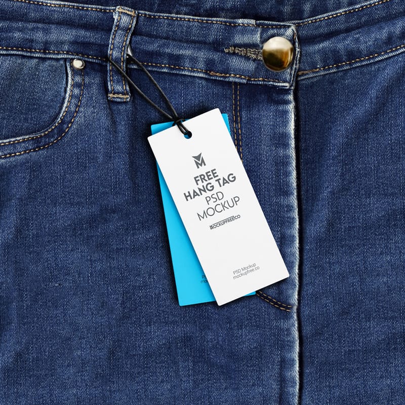 Free Realistic Hang Tag Mockup PSD Free Realistic Hang Tag Mockup PSD