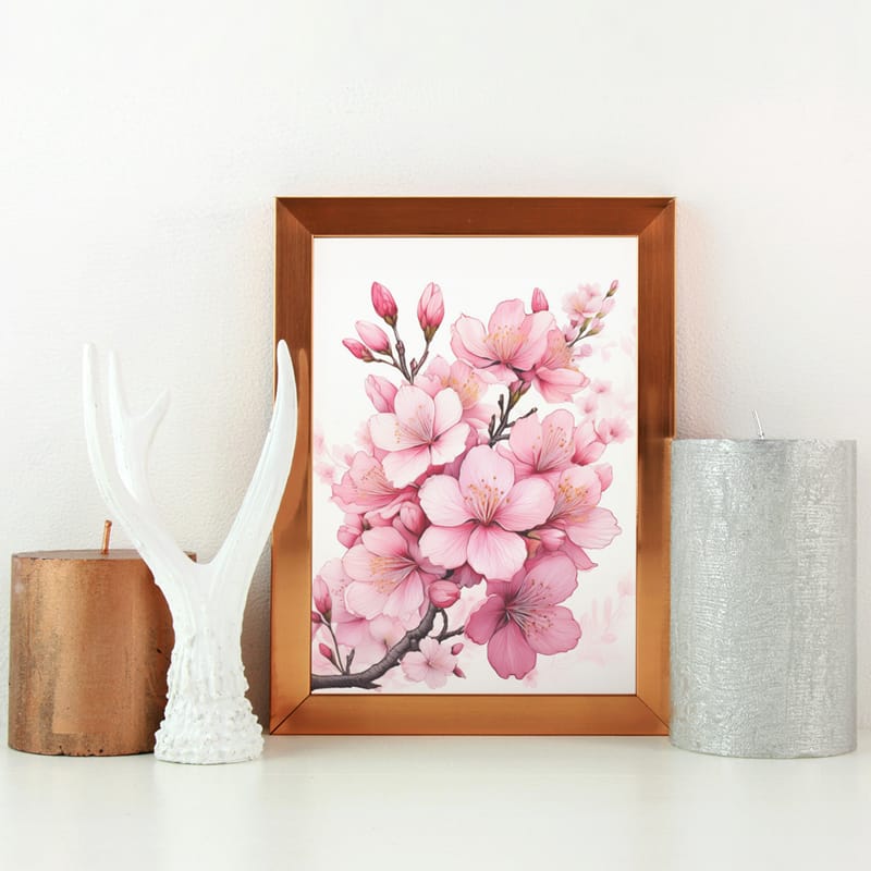 Realistic Picture Frame Mockup PSD