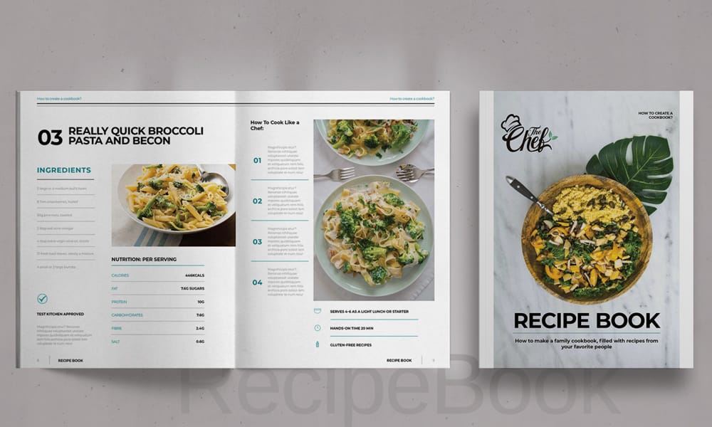 Recipe Book Template for InDesign