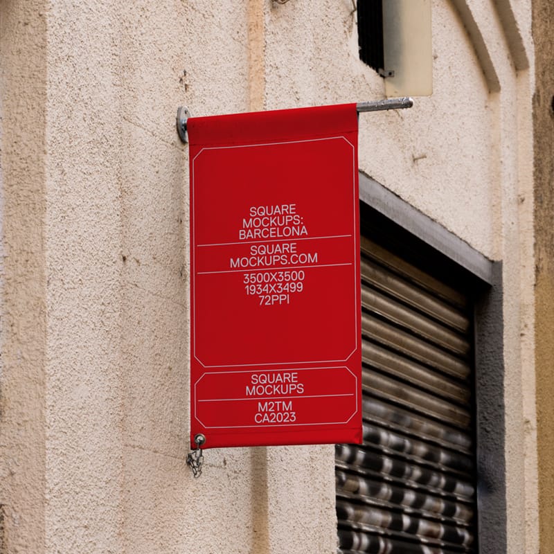 Shop Sign Mockups PSD