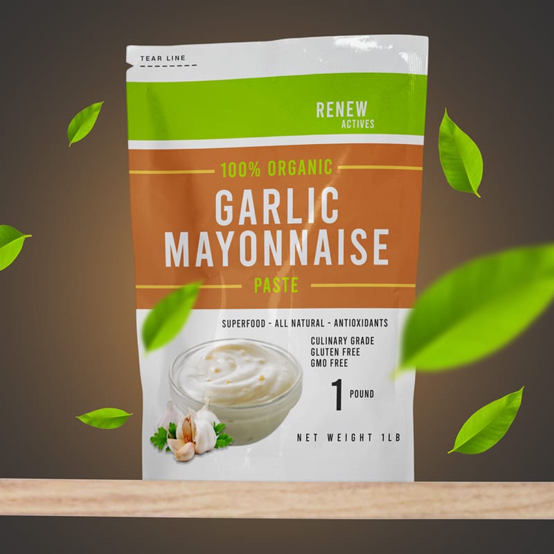 Standing Pouch on Shelf Mockup PSD