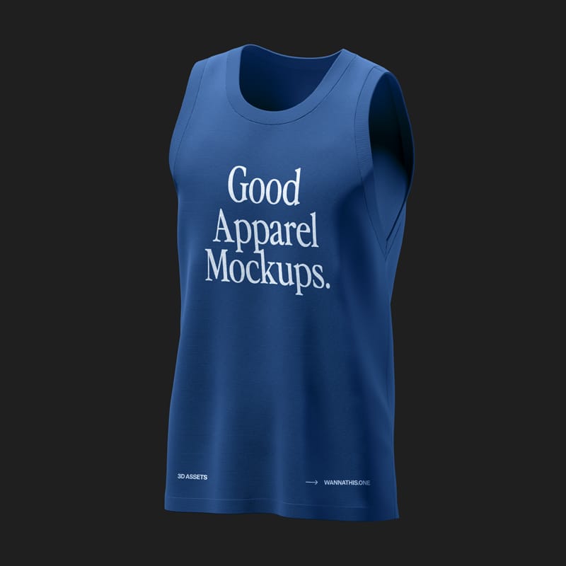 Tank Top Apparel Mockup PSD