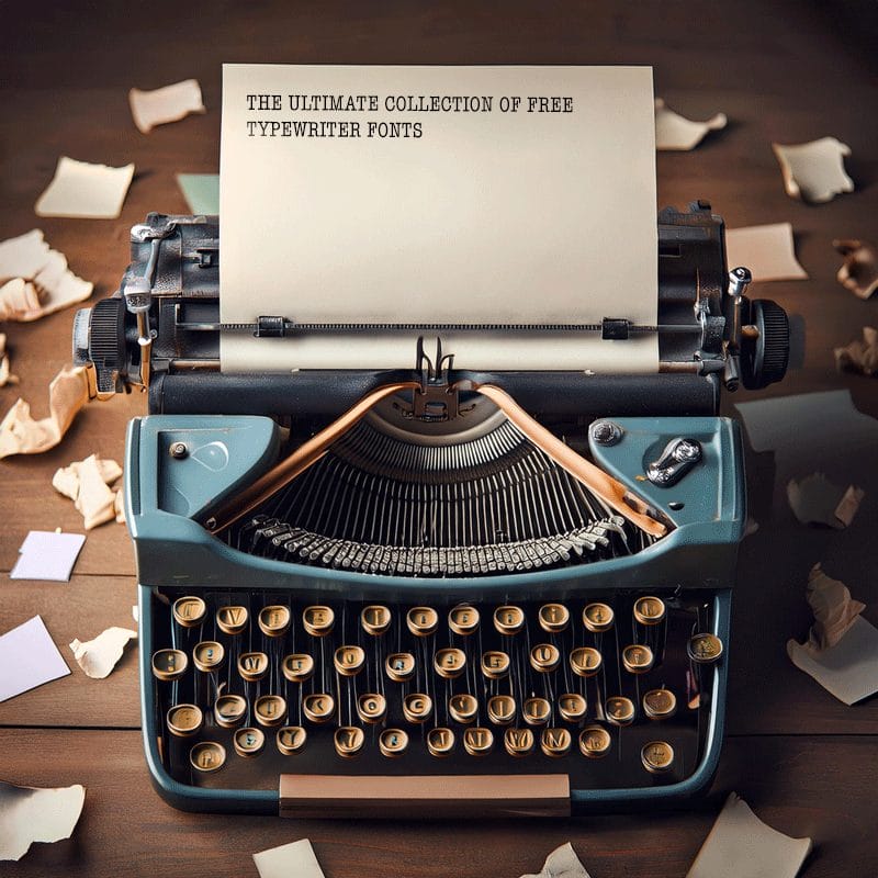 The Ultimate Collection of Free Typewriter Fonts
