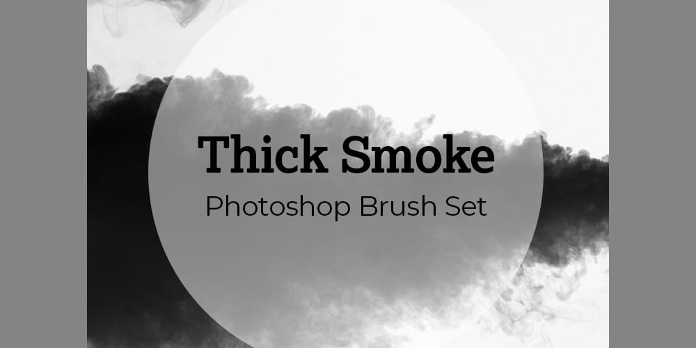 Thick smoke Photoshop Brushes