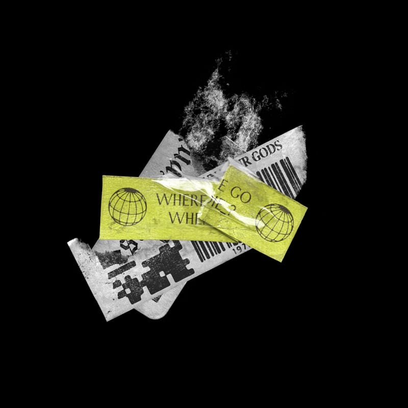 Torn Sticker Dank Mockup PSD