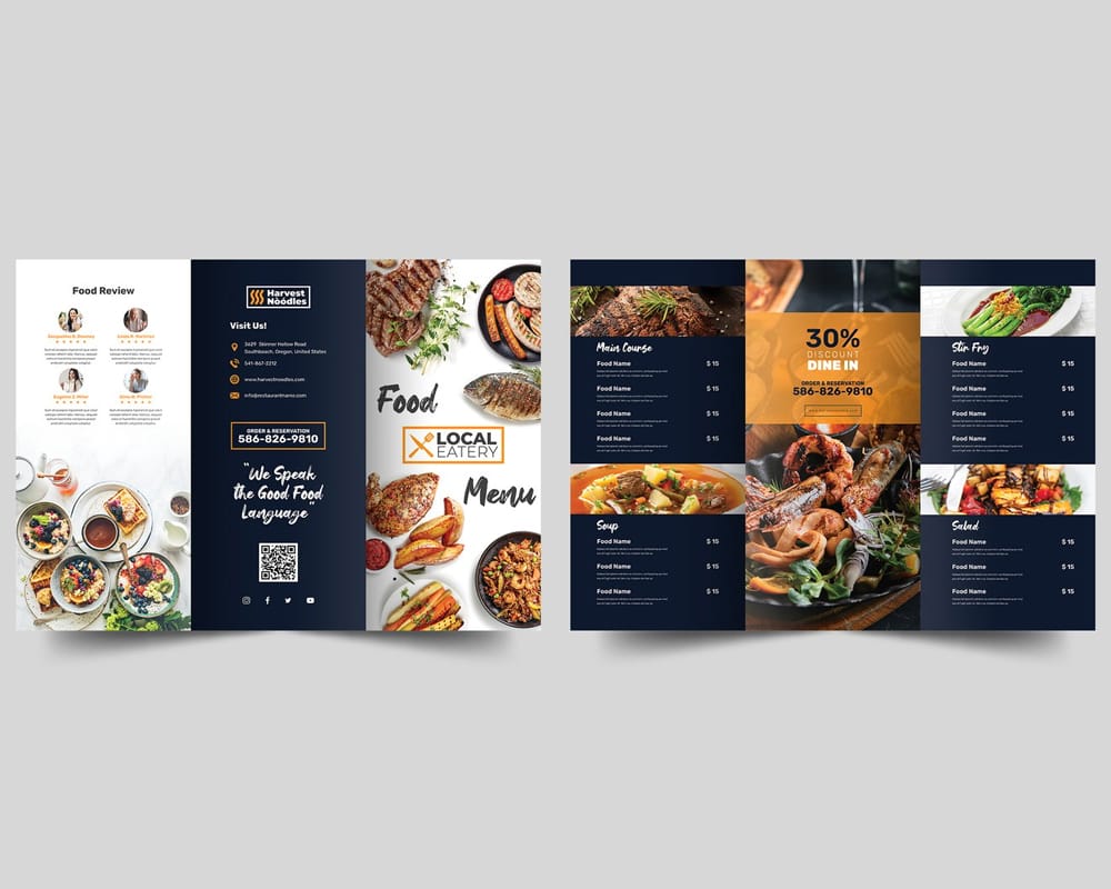 Trifold Menu