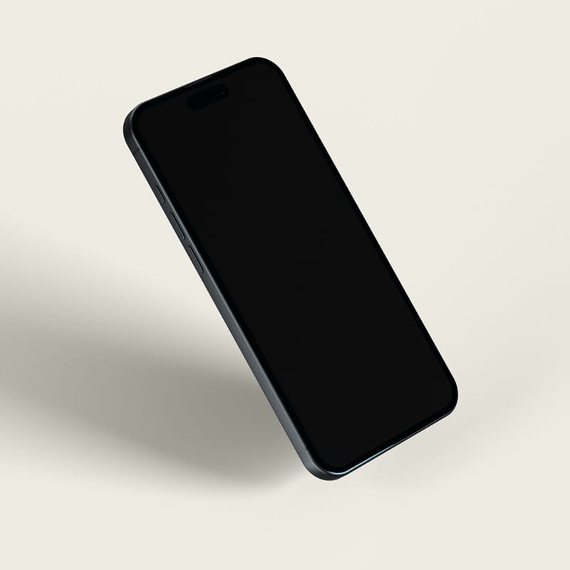 iPhone 16 Screen Mockup PSD