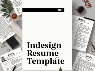 indesign resume template