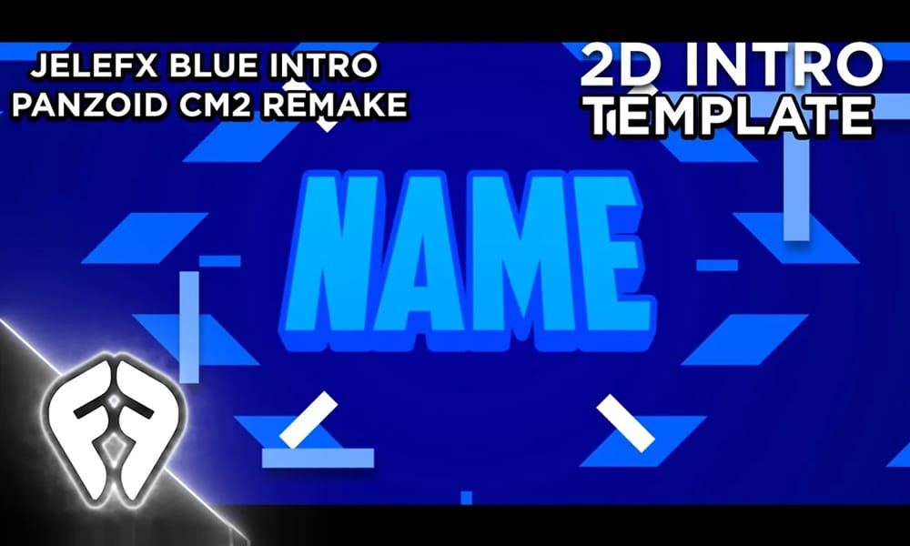 AE 2D Intro Blue Template