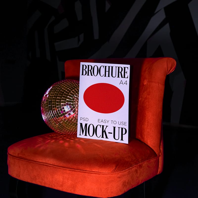 Bi Fold Brochure Mockup