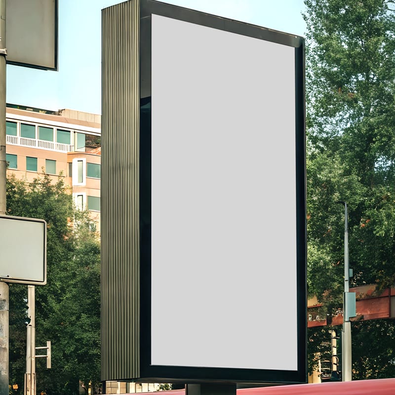 Billboard on Street Mockups PSD