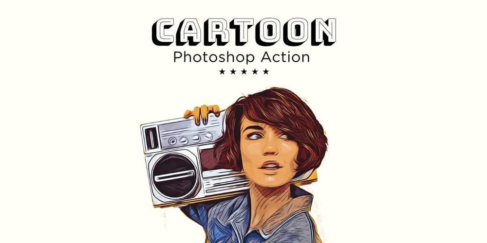 Cartoon Photoshop Action