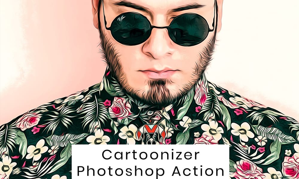 Cartoonizer Photoshop Action