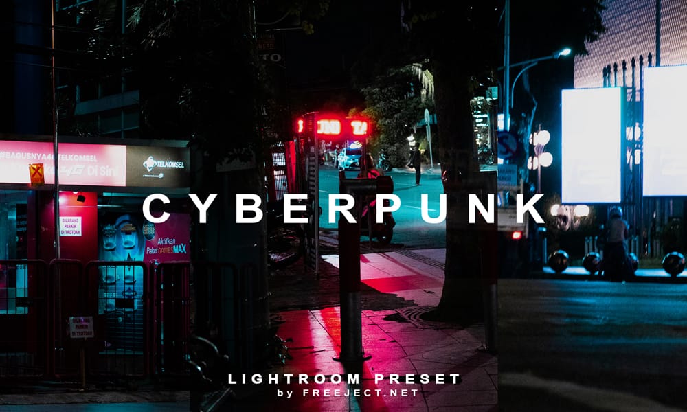 Cyberpunk Adobe Lightroom Preset