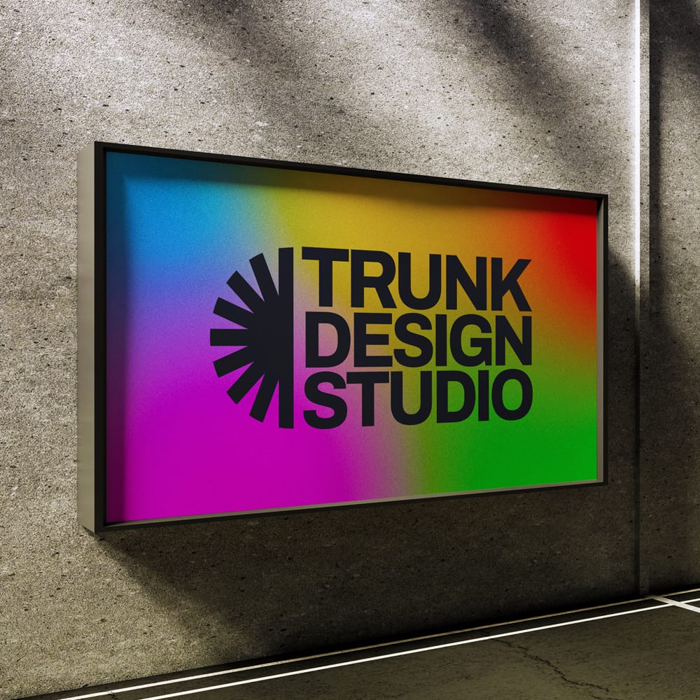 Free 3D Wall Banner Mockup PSD