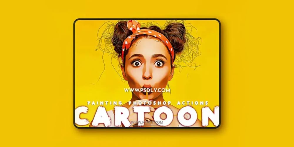 Free Cartoon Photoshop Action