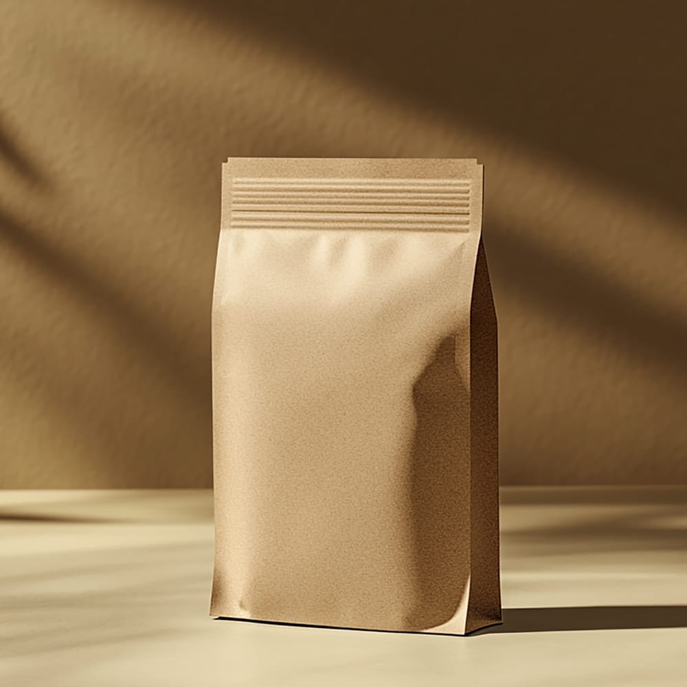 Free Clean Coffee Packaging Mockup PSD