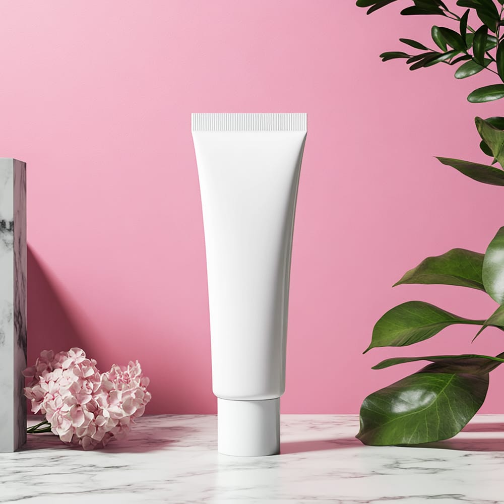 Free Feminine Tube Packaging Mockup PSD